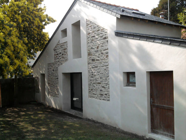 BOUTIN Maçonnerie - Rénovation d'une maison ancienne en pierre à Rezé